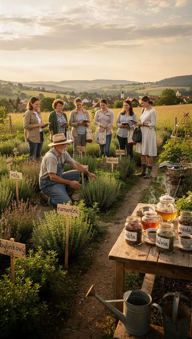 Rodinné chvíle pri šálke čaju, kde si všetci vychutnávajú pokoj a pohodu.