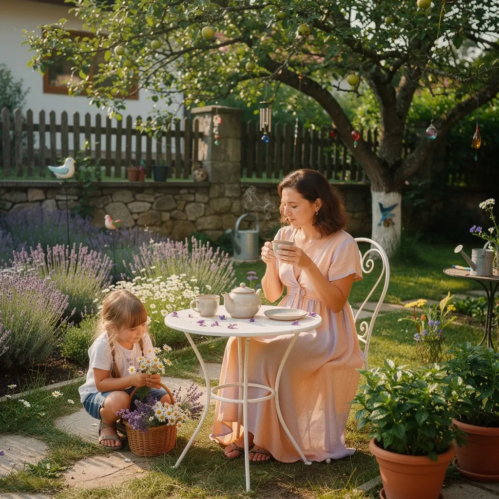 Záber na čajovú kanvicu, z ktorej sa valí para, symbolizujúci teplo a útulnosť.